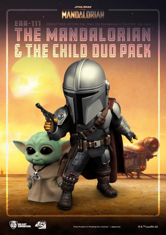 The Mandalorian Egg Attack Action EAA-111 The Mandalorian & The Child Duo Pack Gallery Image 5
