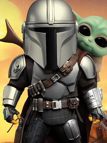 The Mandalorian Egg Attack Action EAA-111 The Mandalorian & The Child Duo Pack Gallery Image 2