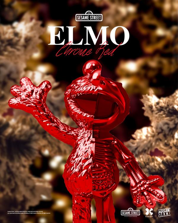 Sesame Street XXRAY Plus Elmo (Red Chrome Edition) Figure Gallery Image 3