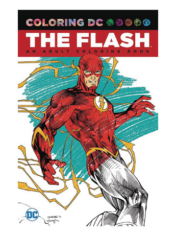 DC Comics Coloring DC: The Flash Adult Coloring Book Gallery Image 2