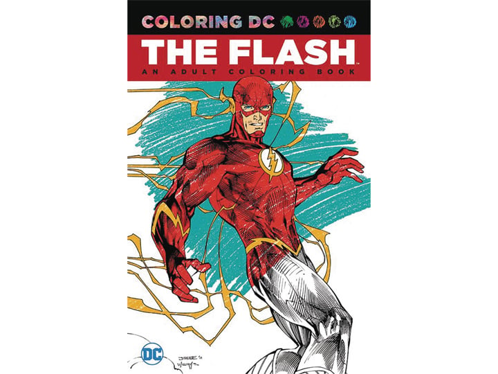 DC Comics Coloring DC: The Flash Adult Coloring Book Gallery Image 1