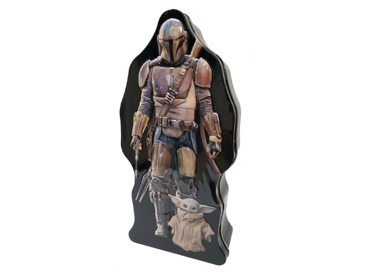 The Mandalorian Character Shaped Tin Pencil Box Gallery Image 1