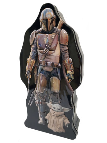The Mandalorian Character Shaped Tin Pencil Box Gallery Image 2