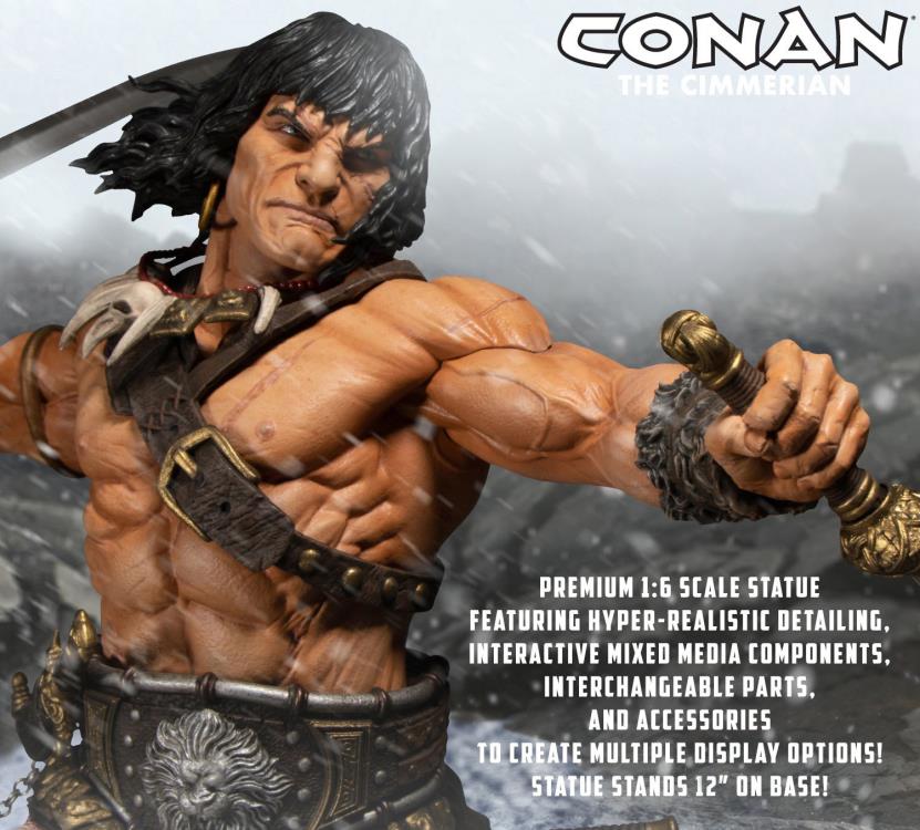 Conan Static-6 Conan the Cimmerian 1/6 Scale Statue Gallery Image 4