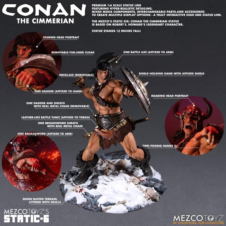 Conan Static-6 Conan the Cimmerian 1/6 Scale Statue Gallery Image 18