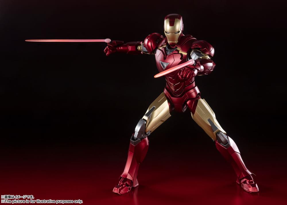 The Avengers S.H.Figuarts Iron Man Mark 6 (Battle Of New York Edition) Action Figure Gallery Image 8