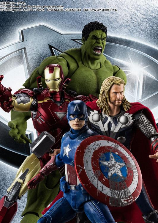 The Avengers S.H.Figuarts Captain America (Avengers Assemble Edition) Action Figure Gallery Image 8