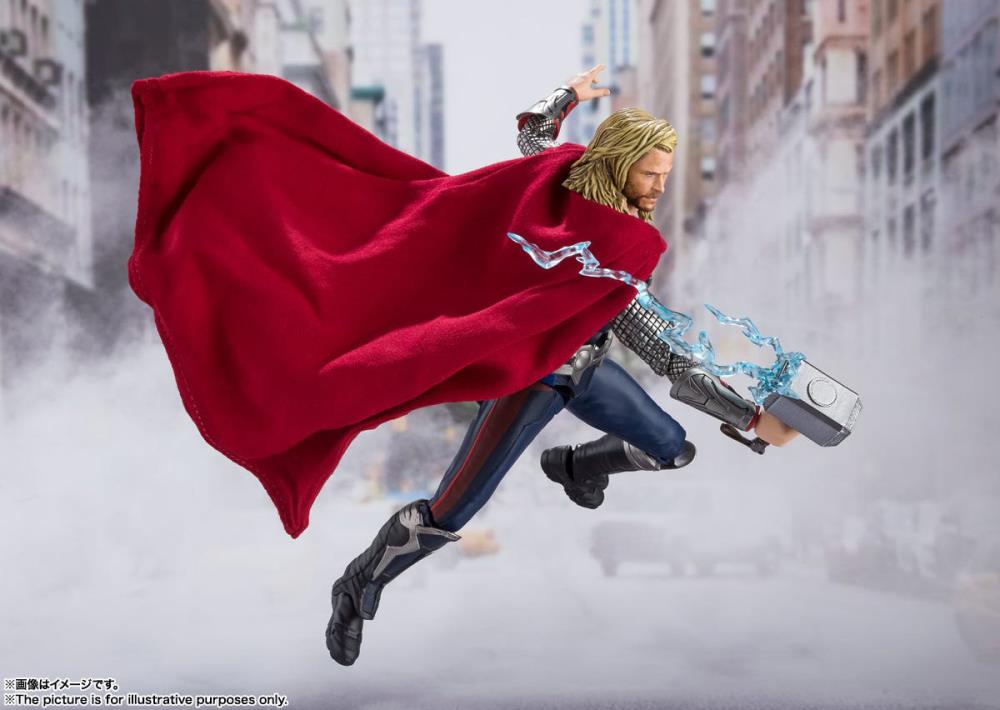 The Avengers S.H.Figuarts Thor (Avengers Assemble Edition) Action Figure Gallery Image 5