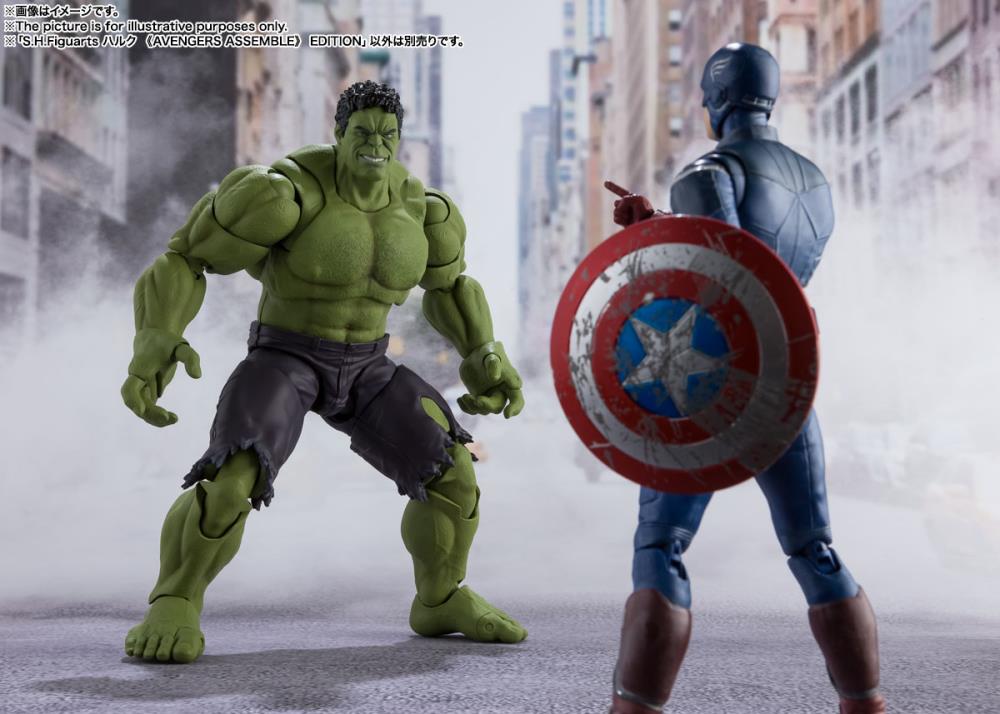 The Avengers S.H.Figuarts Hulk (Avengers Assemble Edition) Action Figure Gallery Image 7