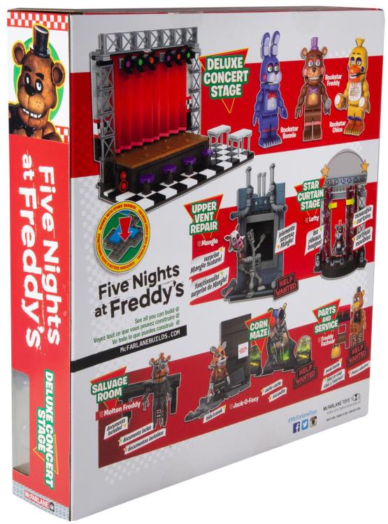 Five Nights at Freddy's Deluxe Concert Stage Large Construction Set Gallery Image 7