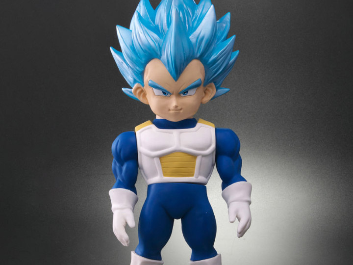 Dragon Ball Z Retro Sofubi Collection Super Saiyan God Super Saiyan Vegeta (Evolution Ver.) Gallery Image 1