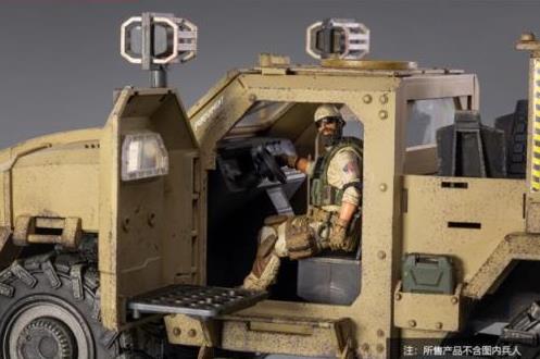 Battle for the Stars Crazy Armed SUV (Sand) 1/18 Scale Vehicle