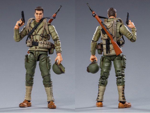 WWII US Army 1/18 Scale Figures Five-Pack Gallery Image 10