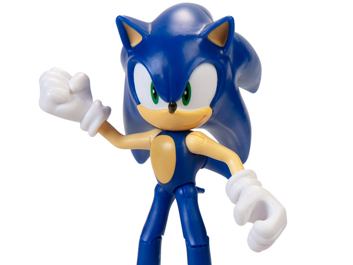 Sonic The Hedgehog 4" Sonic with Chaos Emerald Gallery Image 1