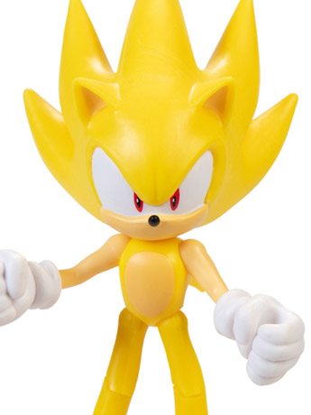Sonic The Hedgehog 4" Super Sonic with Super Ring Gallery Image 2