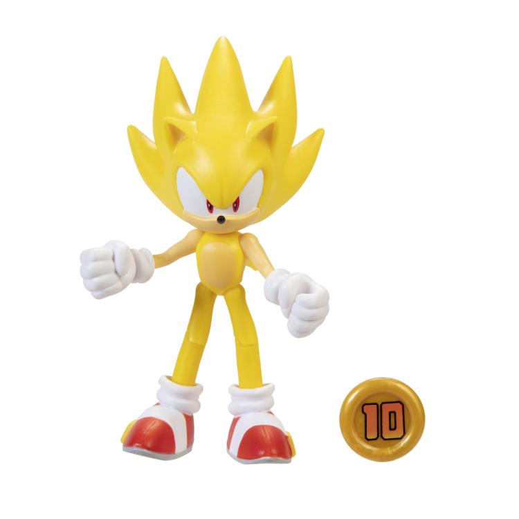 Sonic The Hedgehog 4" Super Sonic with Super Ring Gallery Image 3