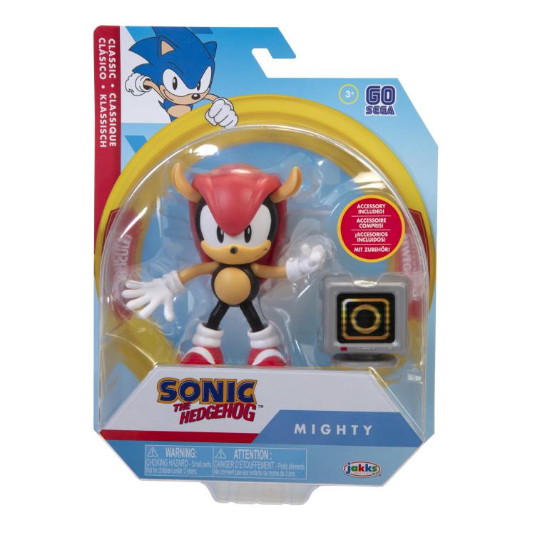 Sonic The Hedgehog 4" Mighty with 1 up Monitor Gallery Image 4