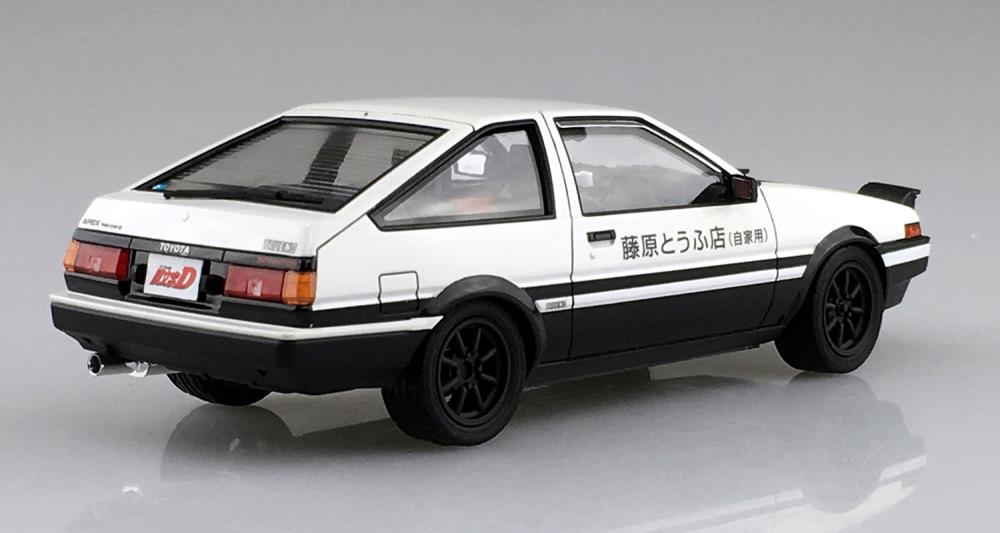 Initial D Takumi Fujwara's AE86 Trueno (Project D Ver.) 1/24 Scale Model Kit Gallery Image 4