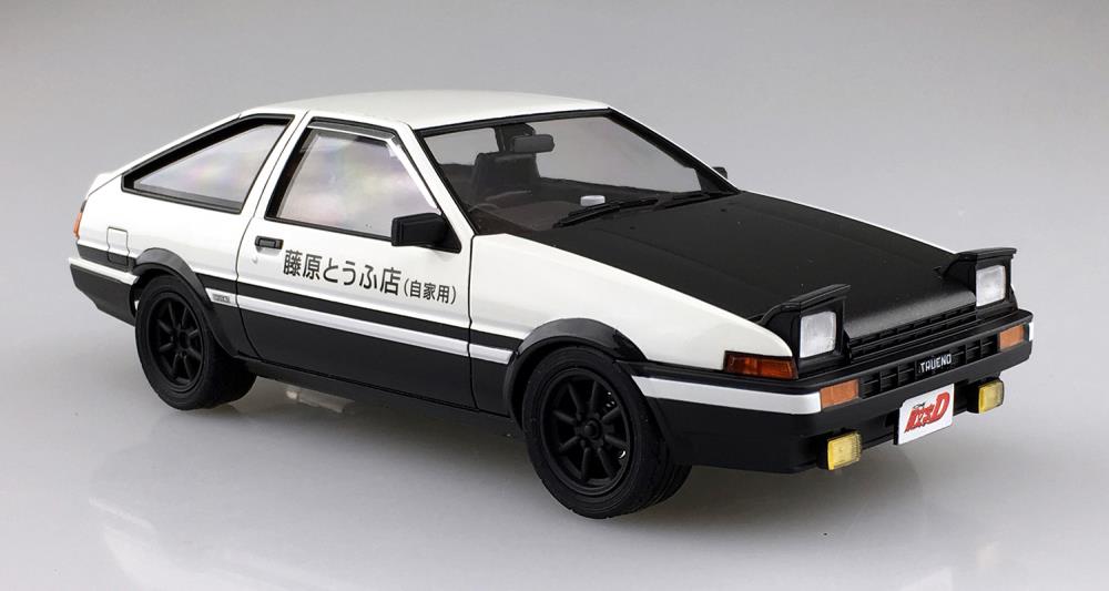 Initial D Takumi Fujwara's AE86 Trueno (Project D Ver.) 1/24 Scale Model Kit Gallery Image 3