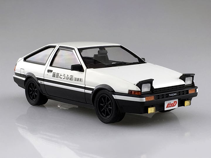 Initial D Takumi Fujwara's AE86 Trueno (Volume 1 Ver.) 1/24 Scale Model Kit Gallery Image 1