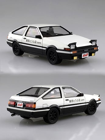 Initial D Takumi Fujwara's AE86 Trueno (Volume 1 Ver.) 1/24 Scale Model Kit Gallery Image 2