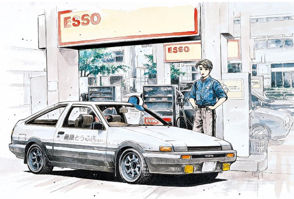 Initial D Takumi Fujwara's AE86 Trueno (Volume 1 Ver.) 1/24 Scale Model Kit Gallery Image 5