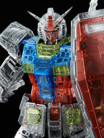 Gundam PG Unleashed 1/60 RX-78-2 Gundam (Clear Color Body) Exclusive Accessory Set Gallery Image 2