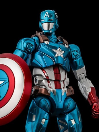 Marvel Fighting Armor Captain America Figure Gallery Image 2