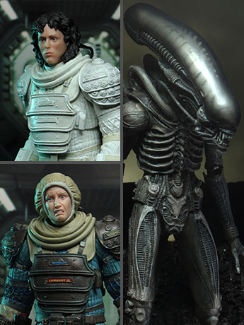 Alien 40th Anniversary Series 16 Set of 3 Figures Gallery Image 2