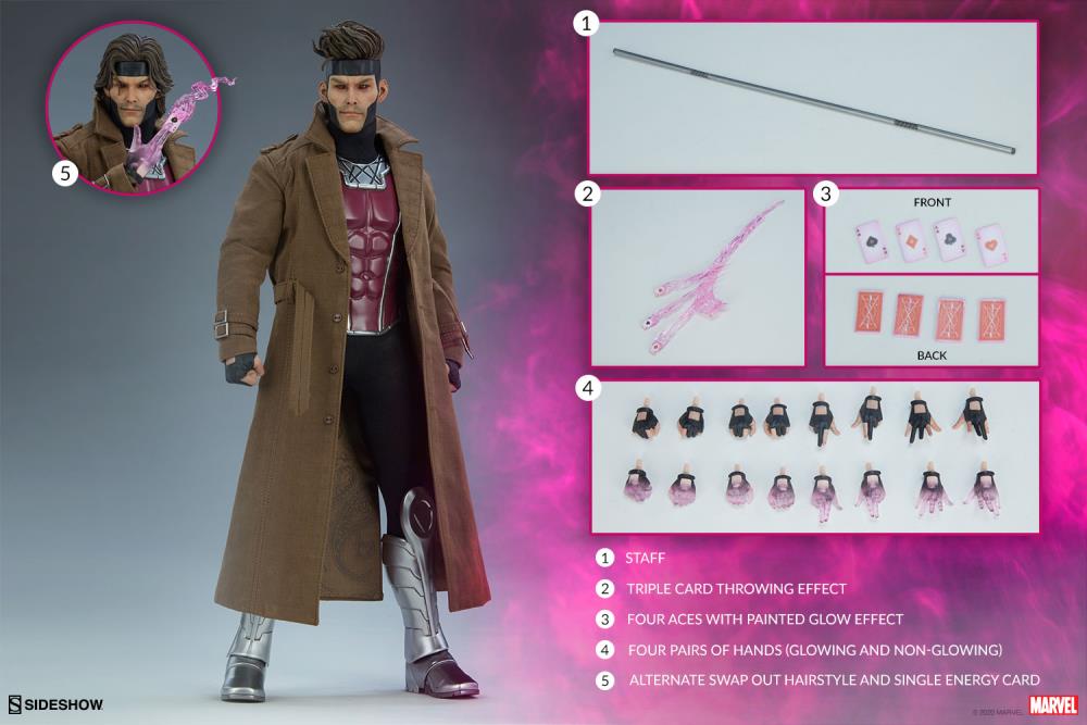 Marvel Gambit Deluxe 1/6 Scale Figure Gallery Image 9