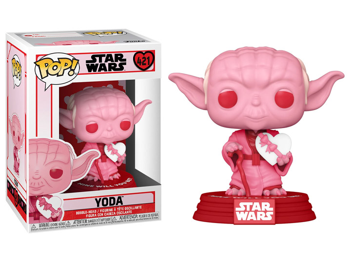 Pop! Star Wars: Valentines - Yoda with Heart Gallery Image 1