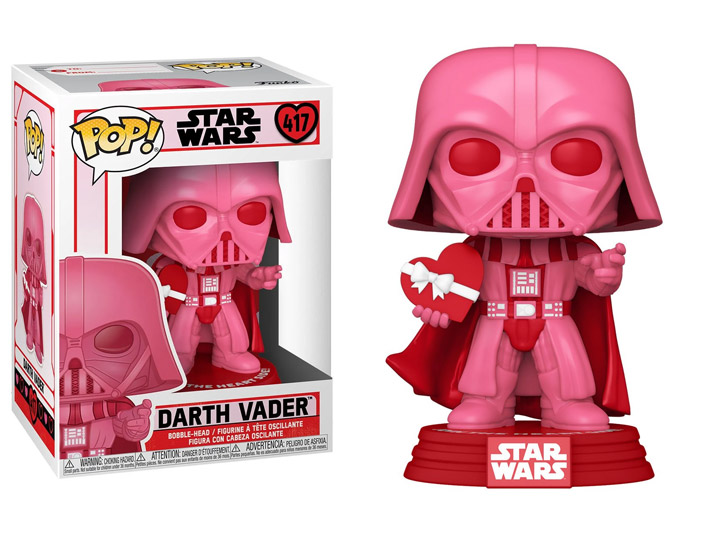 Pop! Star Wars: Valentines - Vader with Heart Gallery Image 1