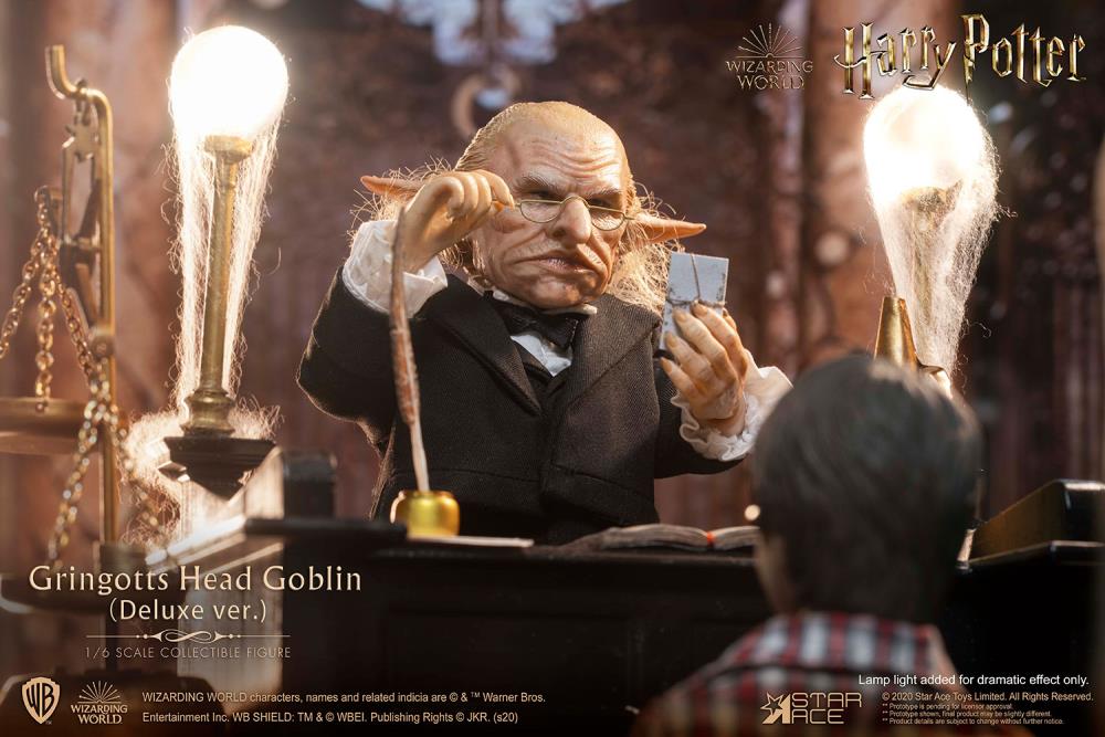 Harry Potter and the Sorcerer's Stone Gringotts Head Goblin (Deluxe Ver.) 1/6 Scale Figure Gallery Image 8