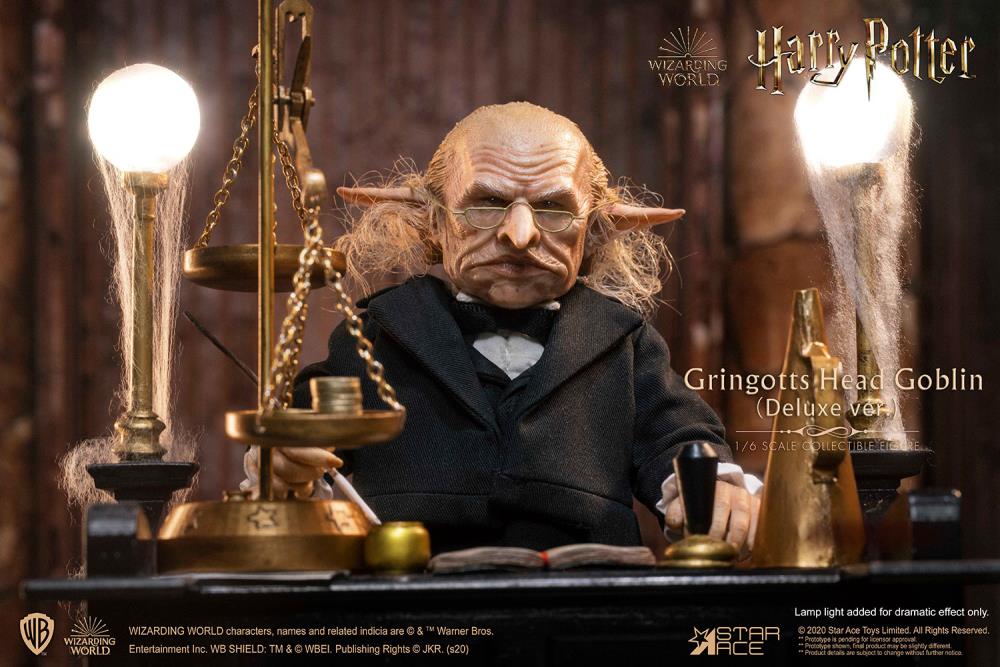 Harry Potter and the Sorcerer's Stone Gringotts Head Goblin (Deluxe Ver.) 1/6 Scale Figure Gallery Image 6