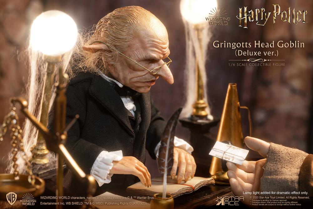 Harry Potter and the Sorcerer's Stone Gringotts Head Goblin (Deluxe Ver.) 1/6 Scale Figure Gallery Image 9
