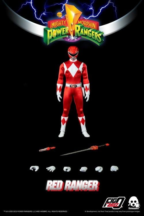 Mighty Morphin Power Rangers FigZero Core Rangers & Green Ranger 1/6 Scale Figure 6-Pack Gallery Image 11