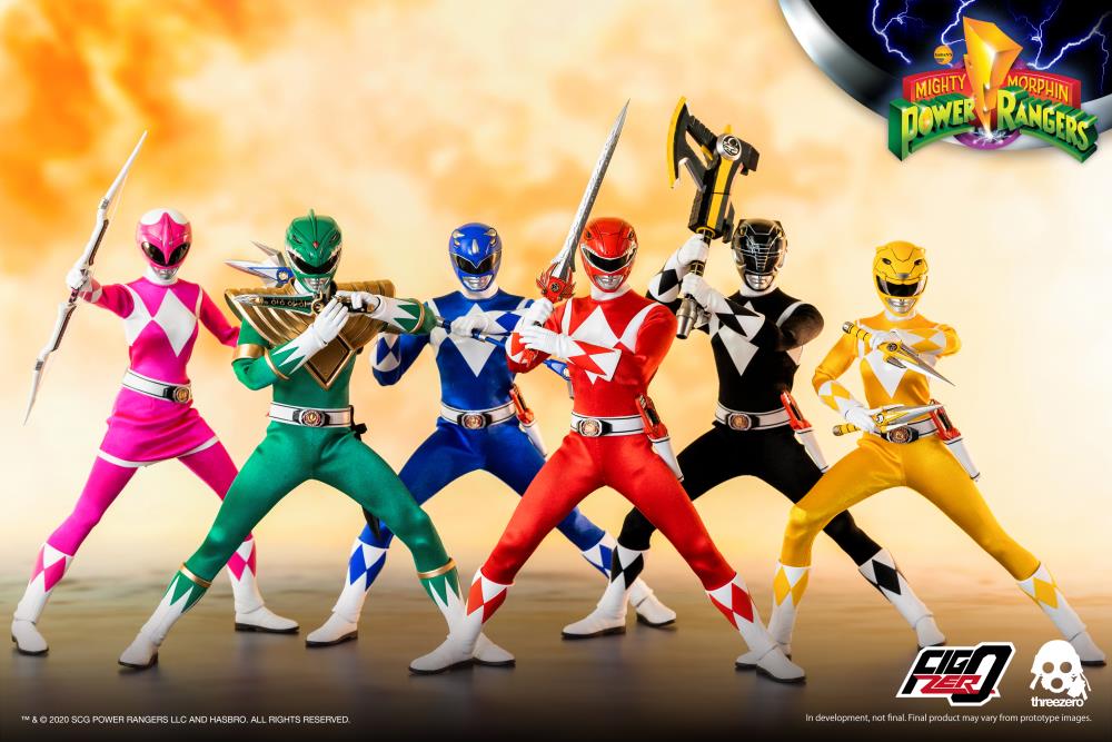 特撮 MIGHTY MORPHIN POWER RANGER three zero Threezero Power Rangers 6 Pack | 1/6 Scale Power Rangers