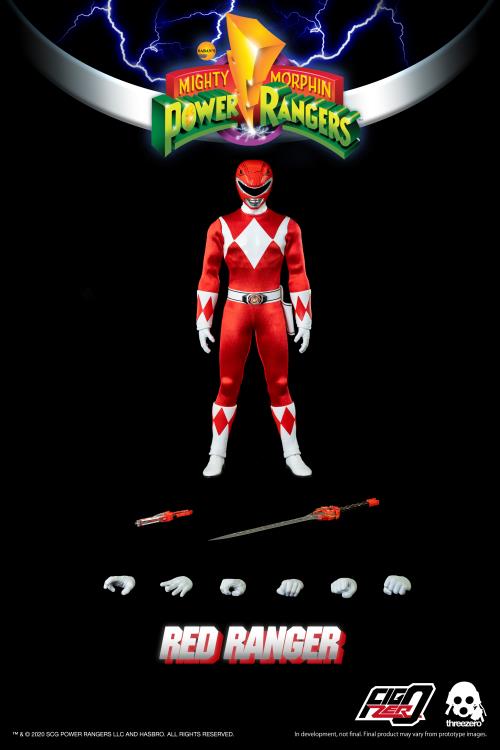 Mighty Morphin Power Rangers FigZero Red Ranger 1/6 Scale Figure Gallery Image 11