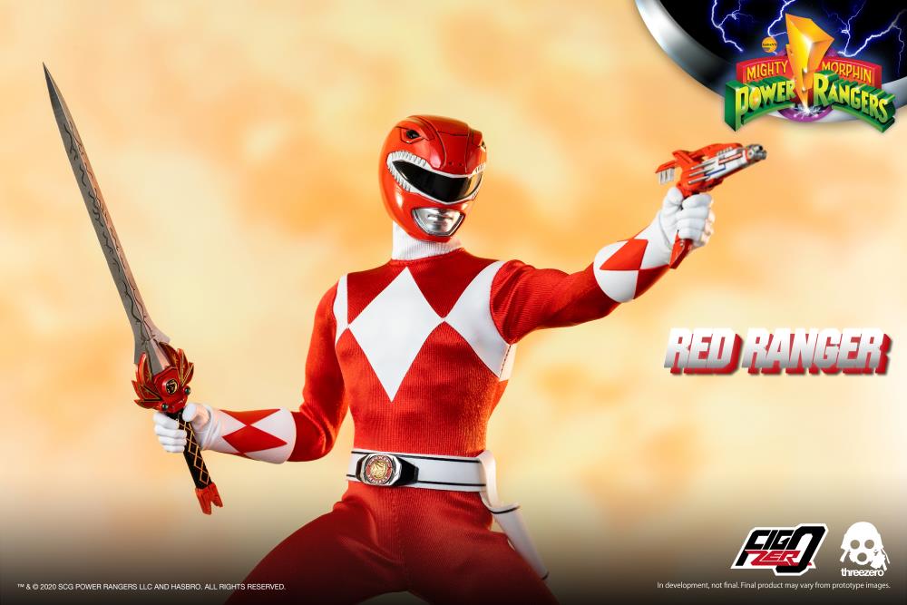 Mighty Morphin Power Rangers FigZero Red Ranger 1/6 Scale Figure Gallery Image 8