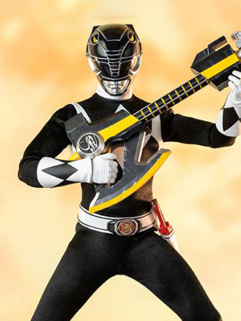 Mighty Morphin Power Rangers FigZero Black Ranger 1/6 Scale Figure Gallery Image 2