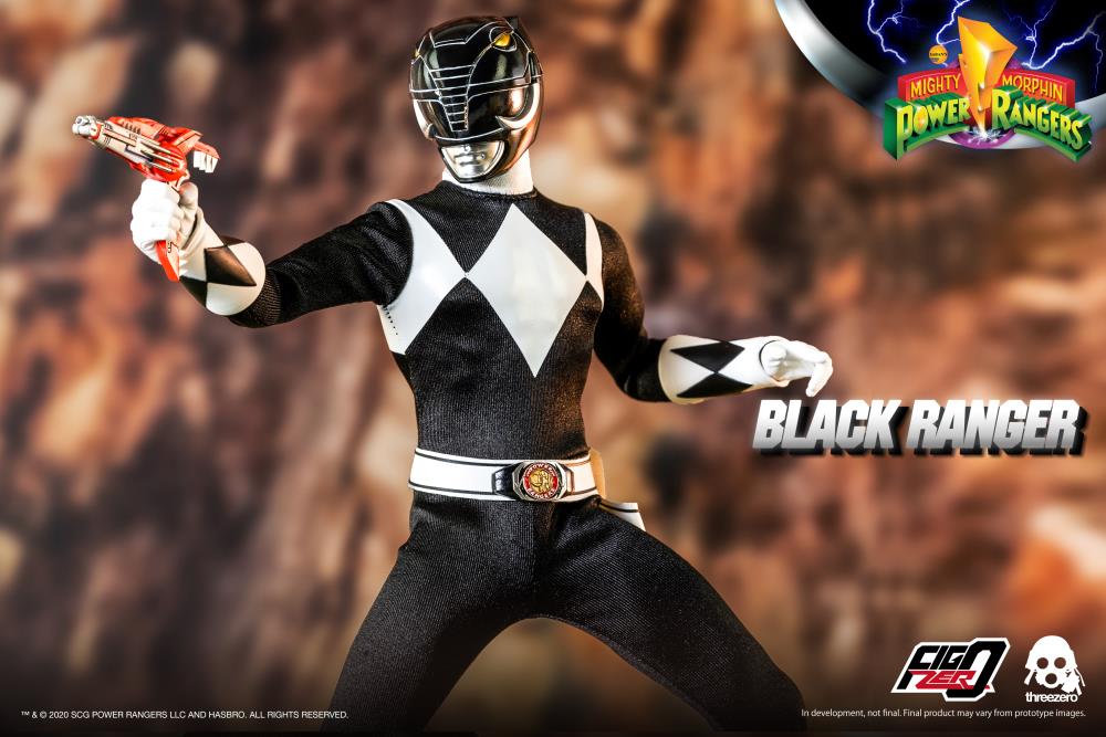 Mighty Morphin Power Rangers FigZero Black Ranger 1/6 Scale Figure Gallery Image 10