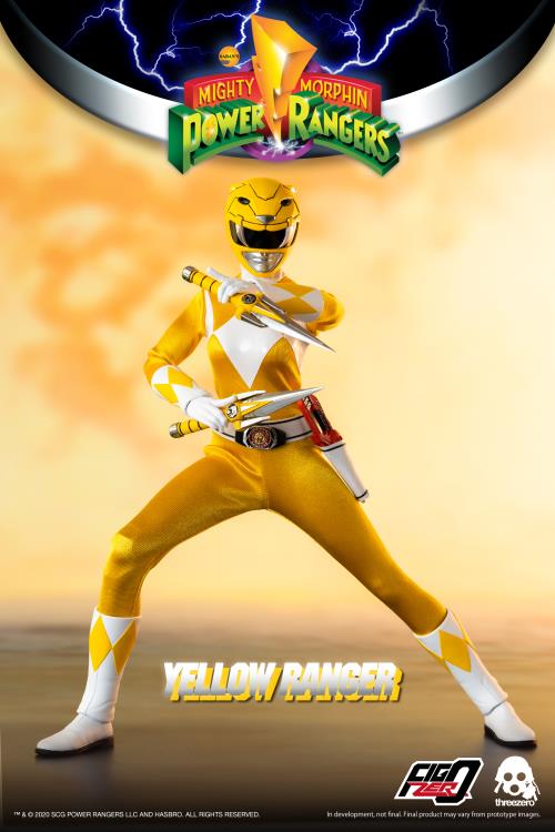 Mighty Morphin Power Rangers FigZero Yellow Ranger 1/6 Scale Figure Gallery Image 6
