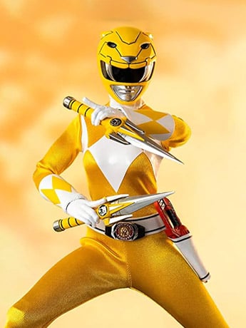 Mighty Morphin Power Rangers FigZero Yellow Ranger 1/6 Scale Figure Gallery Image 2