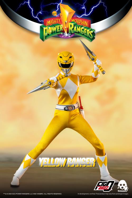 Mighty Morphin Power Rangers FigZero Yellow Ranger 1/6 Scale Figure Gallery Image 4