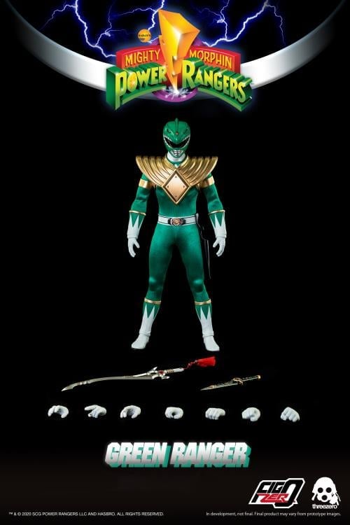 Mighty Morphin Power Rangers FigZero Green Ranger 1/6 Scale Figure Gallery Image 11