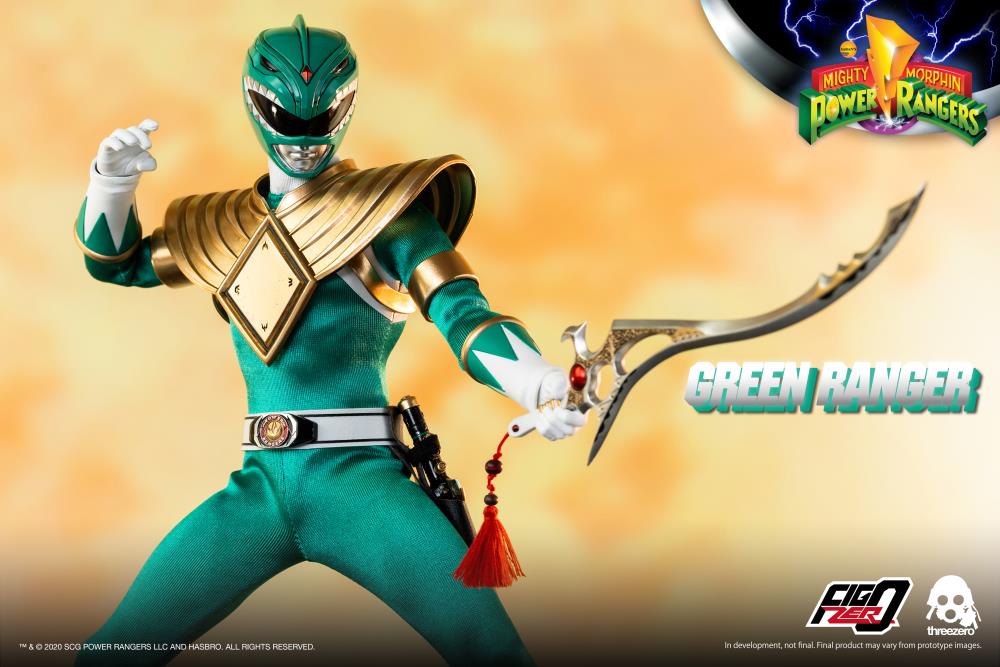 Mighty Morphin Power Rangers FigZero Green Ranger 1/6 Scale Figure Gallery Image 5
