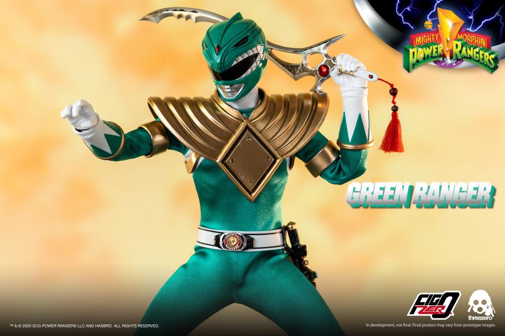 Mighty Morphin Power Rangers FigZero Green Ranger 1/6 Scale Figure Gallery Image 4