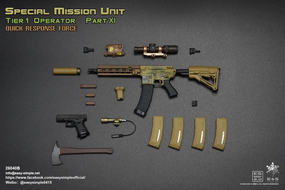 Special Mission Unit Tier-1 Operator Part XI Quick Response Force (Ver. B) 1/6 Scale Figure Gallery Image 33