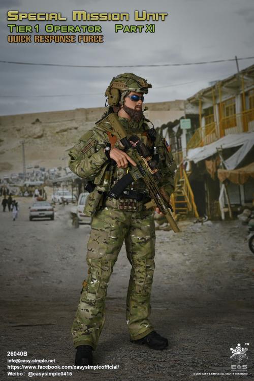 Special Mission Unit Tier-1 Operator Part XI Quick Response Force (Ver. B) 1/6 Scale Figure Gallery Image 7