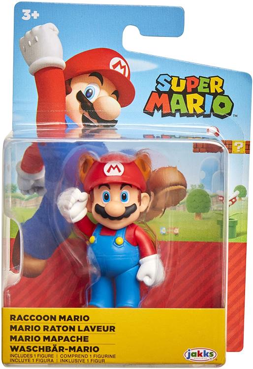 World of Nintendo Raccoon Mario 2.5-Inch Scale Limited Articulation Figure Gallery Image 8